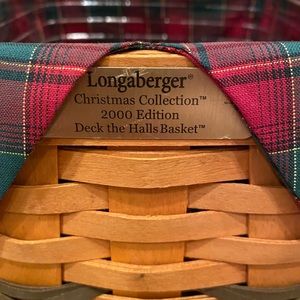 Longaberger Deck The Halls basket